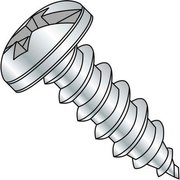 KANEBRIDGE Self-Drilling Screw, #8-15 x 1/2 in, Zinc Plated Steel Pan Head Combination Phillips/Slotted Drive 0808ACP